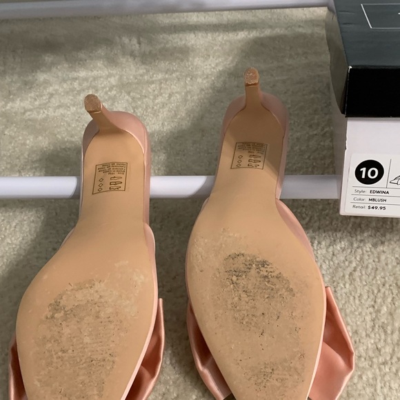 Big Bow Satin Mules - Picture 3 of 4